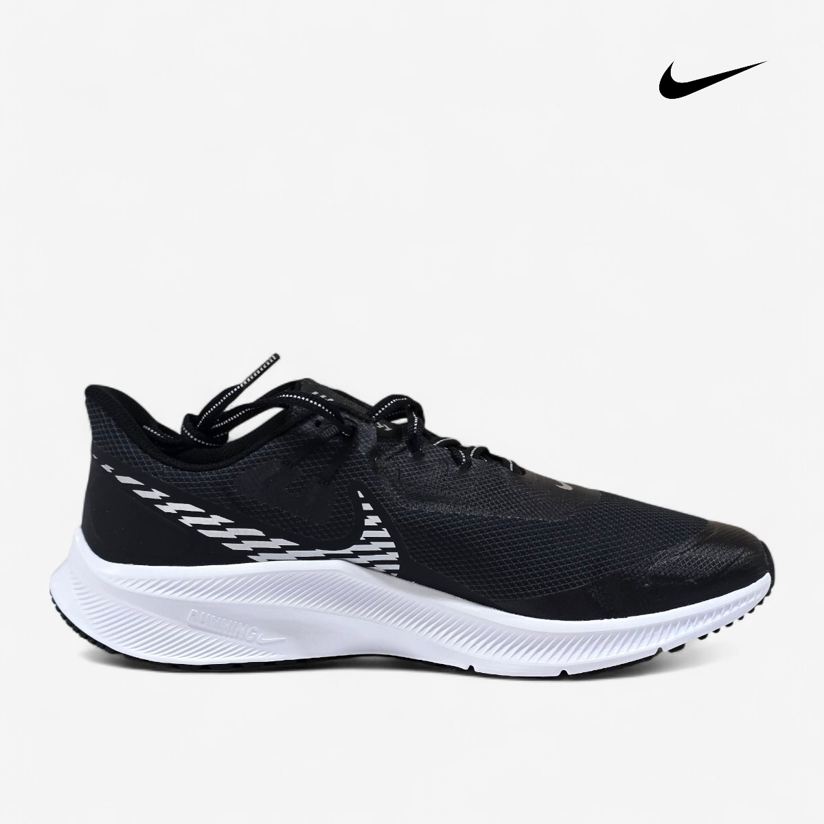 Tenis Hombre NIKE QUEST 3 SHIELD Negro Correr Running 28.5 CQ8894 001