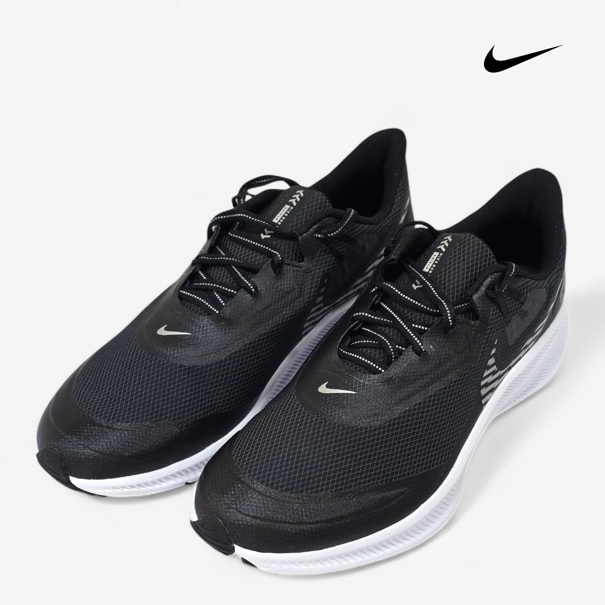 Tenis Hombre NIKE QUEST 3 SHIELD Negro Correr Running 28.5 CQ8894 001
