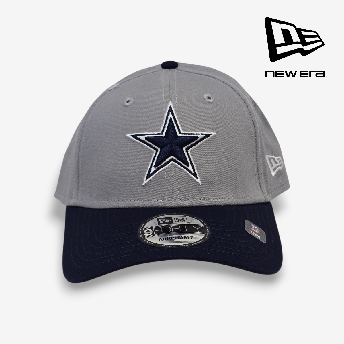 Gorra Trucker Snapback NEW ERA 9FORTY DALLAS COWBOYS Gris Azul Marino Talla Unica Hombre Snapback
