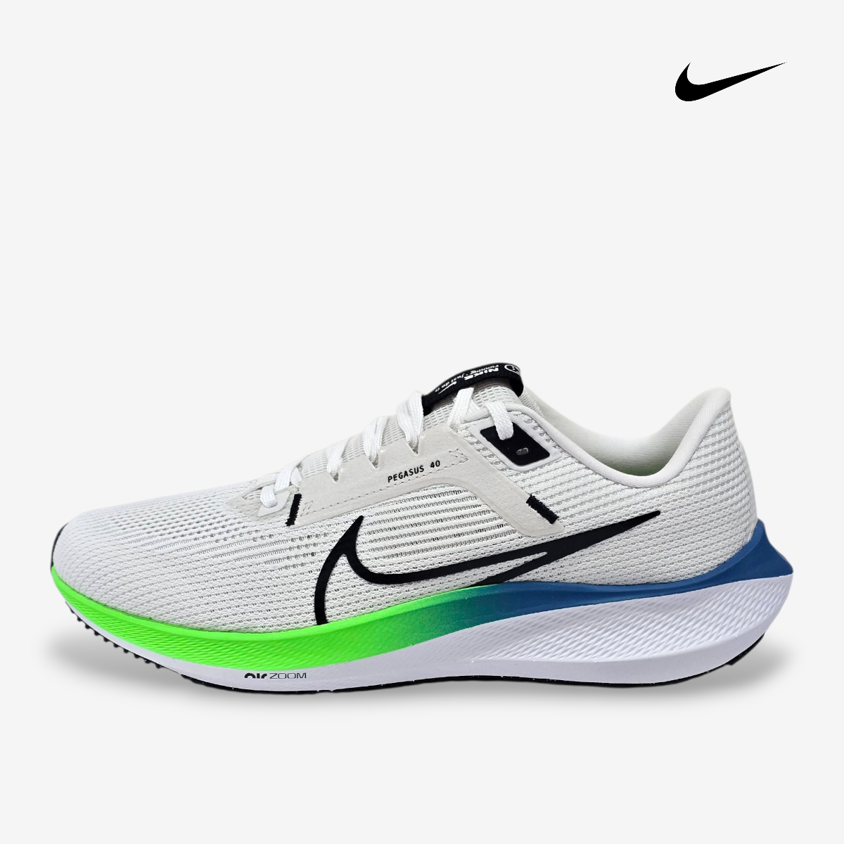 Tenis Hombre AIR ZOOM PEGASUS 40 NIKE Blanco Correr Running 27.5
