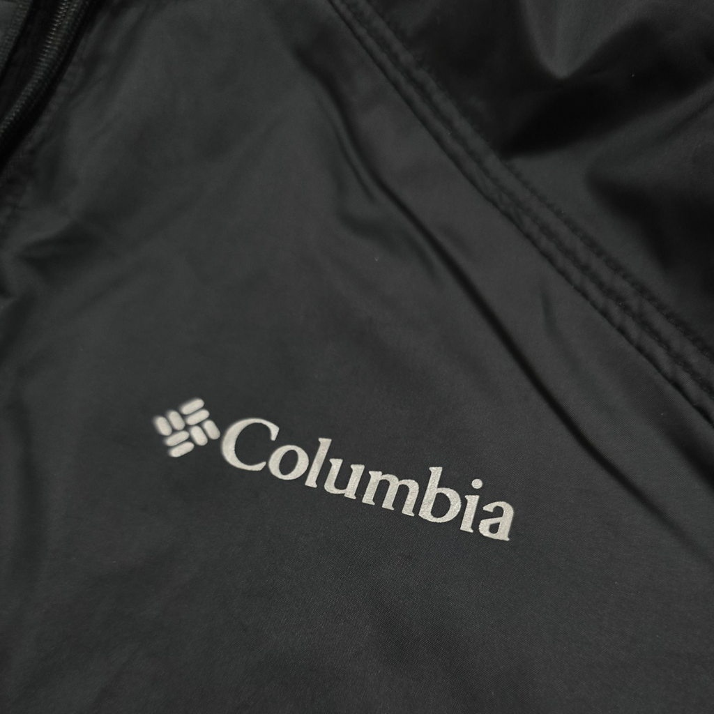 Chamarra ligera impermeable COLUMBIA Negro Mujer Talla S con gorro