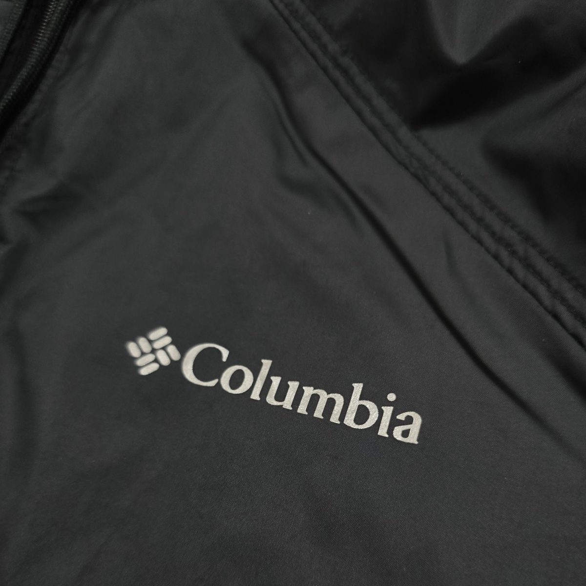 Chamarra ligera impermeable COLUMBIA Negro Mujer Talla S con gorro