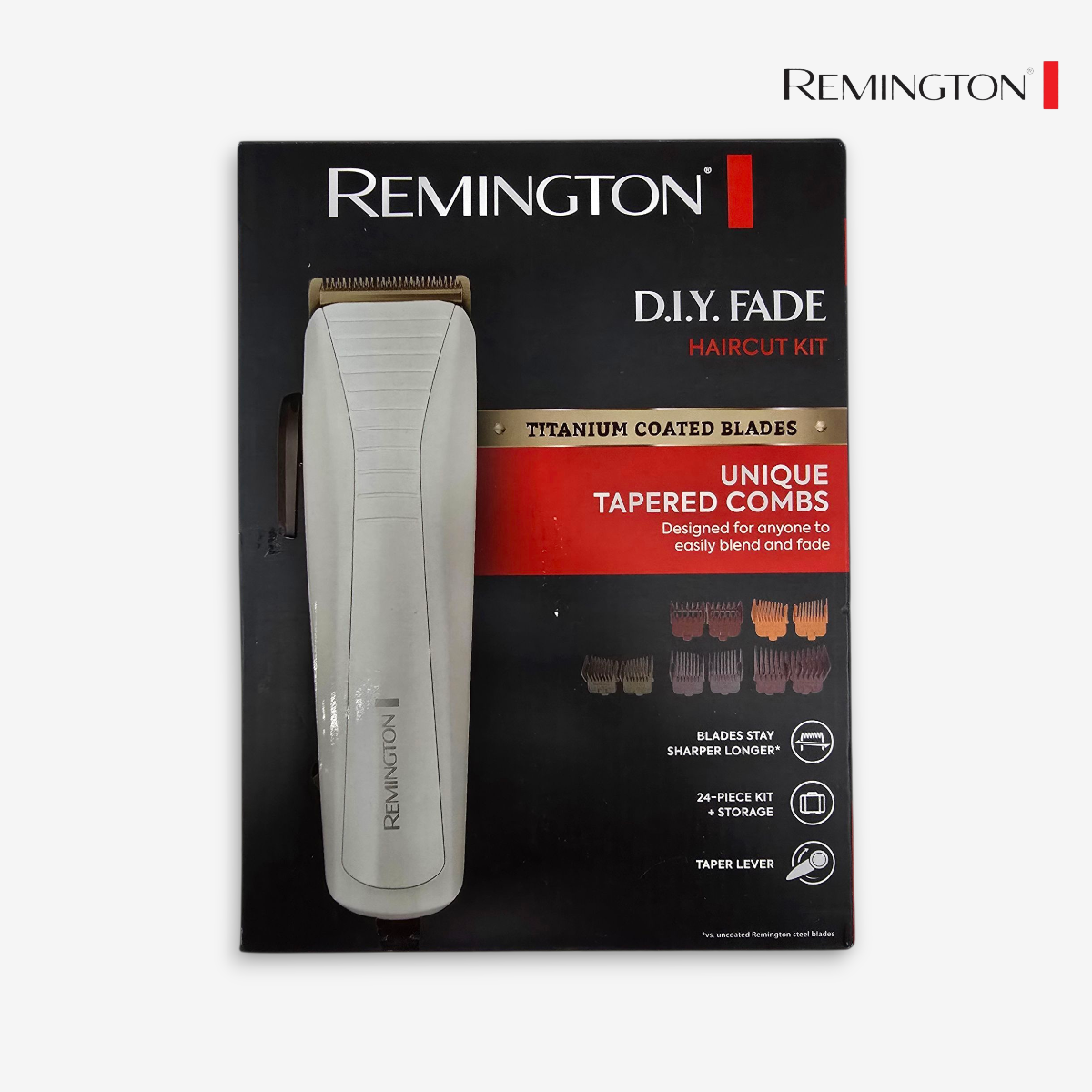 Rasuradura Alambrica cuchillas recubiertas de titanio kit para cabello REMINGTON Blanco Accesorios Unica Hombre