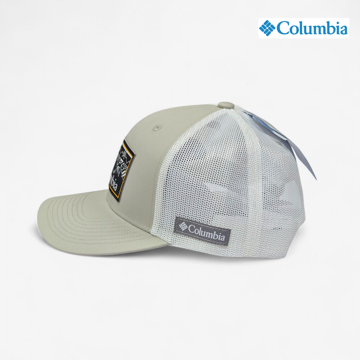 Gorra Trucker Snapback COLUMBIA Beige Blanco Talla unica Hombre Snapback Casual Unisex Spring Grove lll