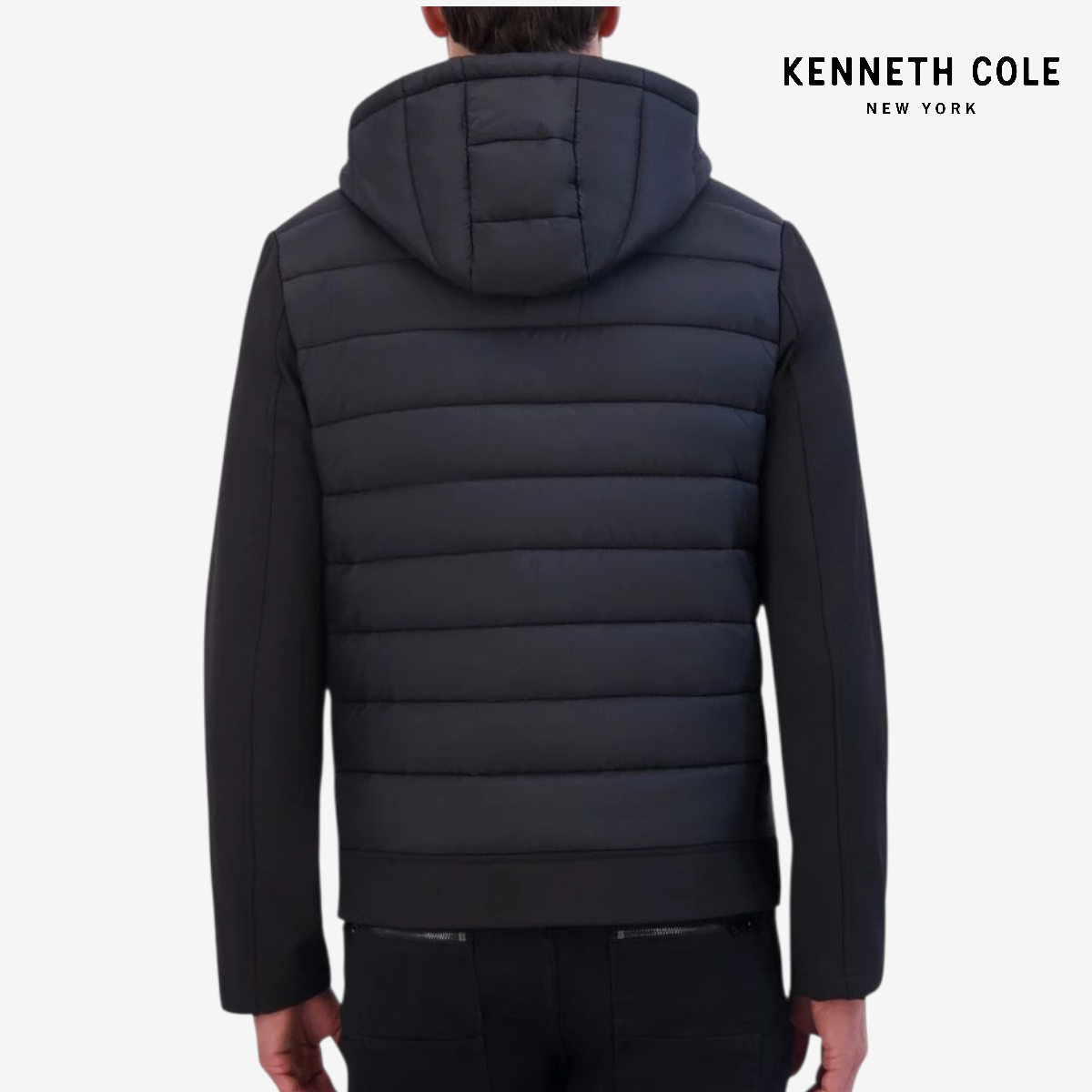 Chamarra invierno Kenneth Cole Negro Casual M