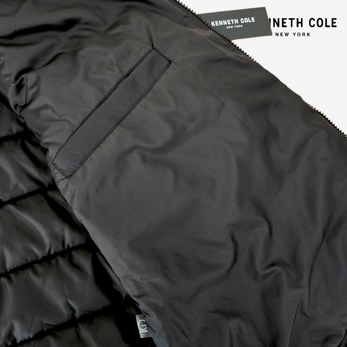 Chamarra invierno Kenneth Cole Negro Casual M