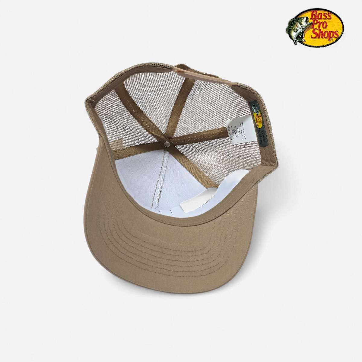 Gorra Trucker Snapback BASS PRO SHOPS Cafe Caqui Talla unica Hombre Snapback 032