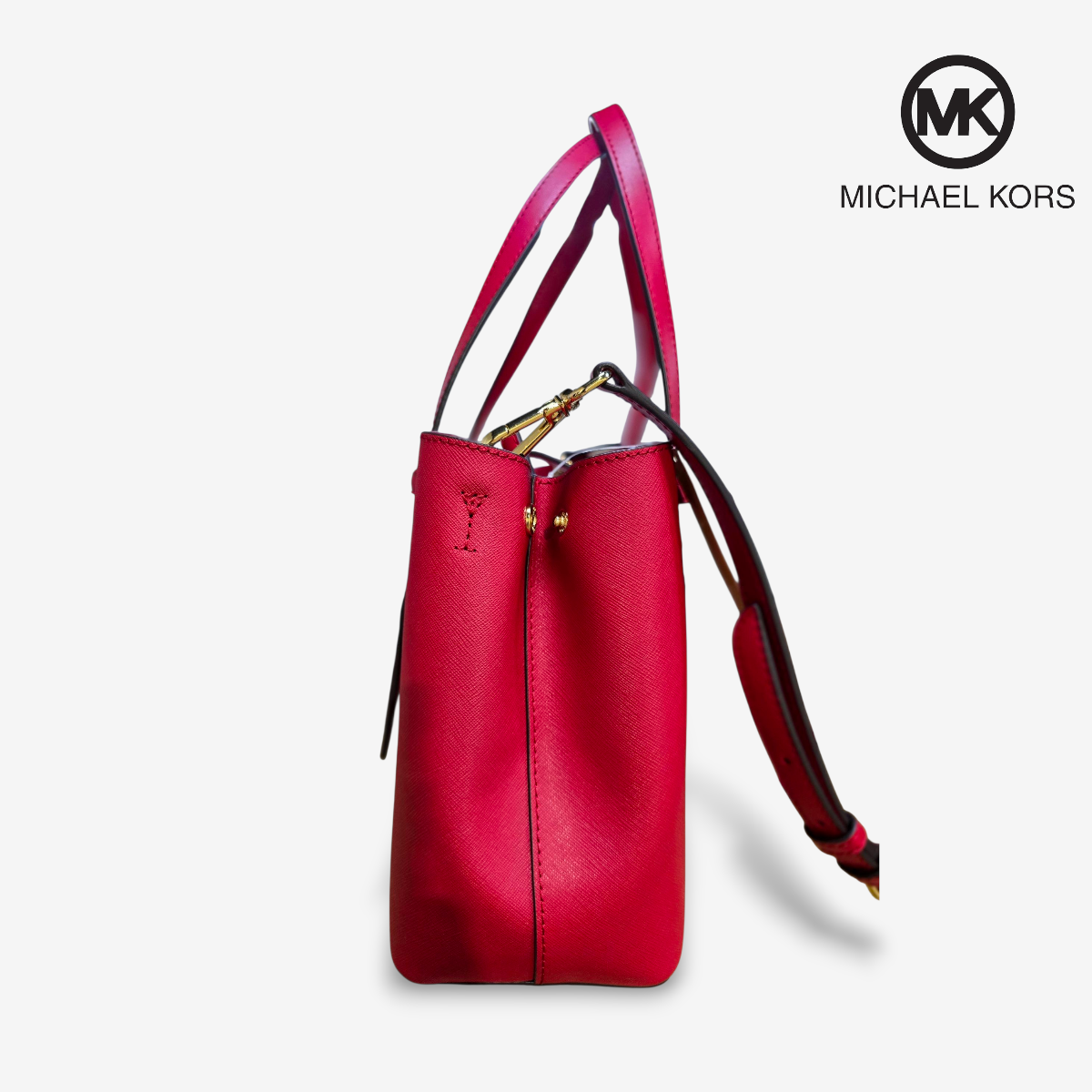Bolsa de mano Jet Set MEDIANA Michael Kors Roja