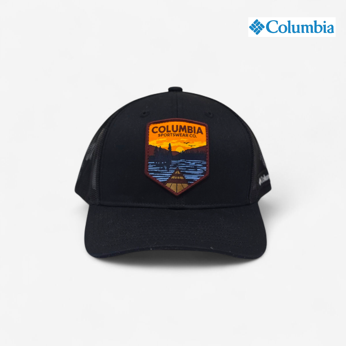 Gorra Trucker Snapback COLUMBIA Negra Talla unica Hombre Snapback Casual Unisex 0823