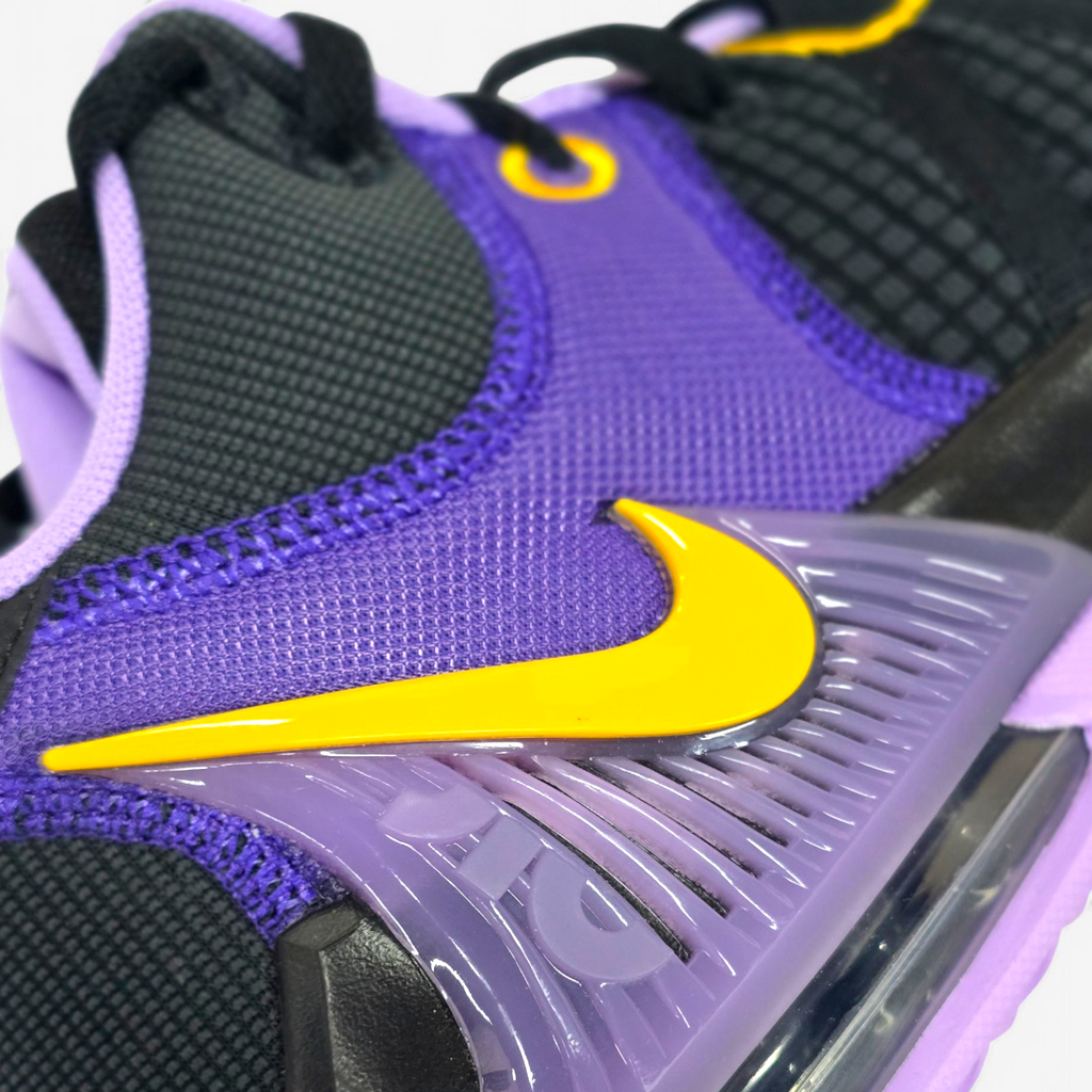 Tenis Hombre Basquetbol 27.5 Edicion LeBron James WITNESS VII 7 Nike Negro Morado Lakers
