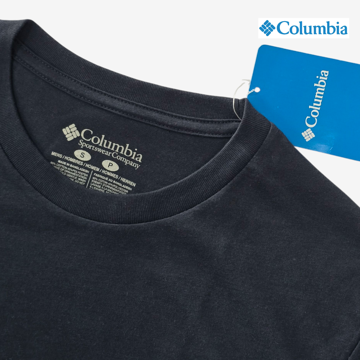 Playera manga corta COLUMBIA tipo tee para hombre casual Azul Marino Chica 83304024