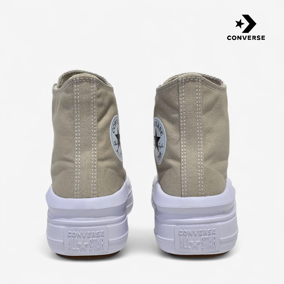 Tenis dama CONVERSE CHUCK TAYLOR ALL STAR MOVE HI Beige A04365C
