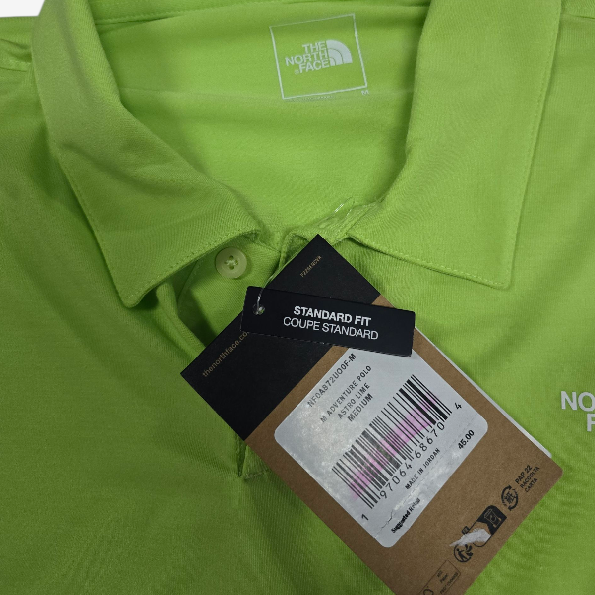 Playera manga corta THE NORTH FACE tipo polo Mediana hombre Golf