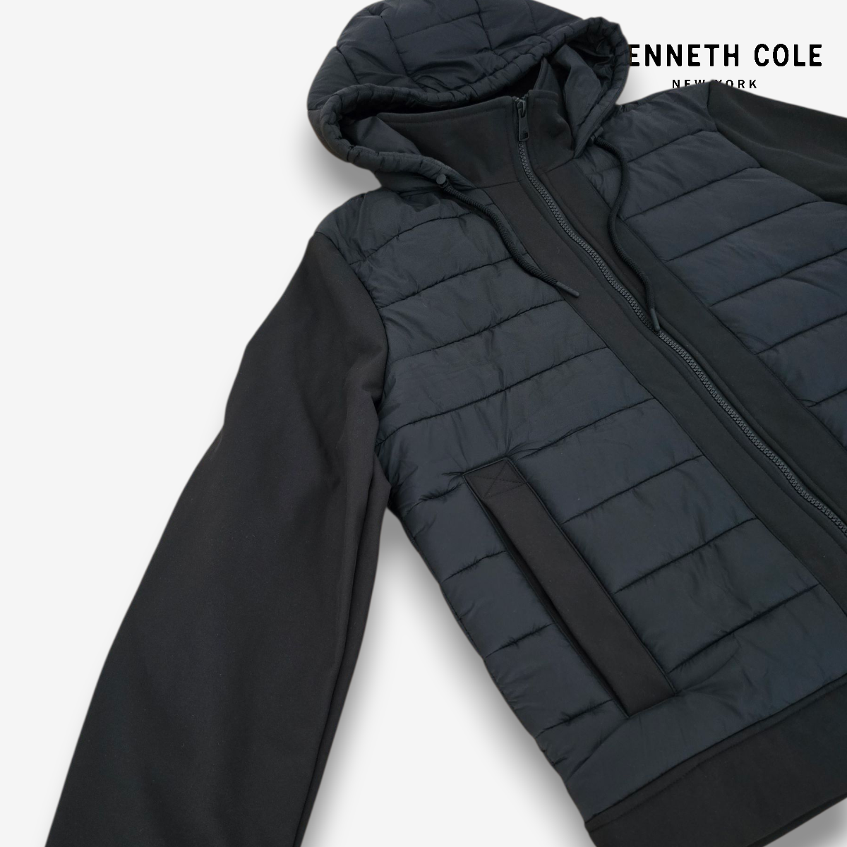 Chamarra invierno Kenneth Cole Negro Casual M