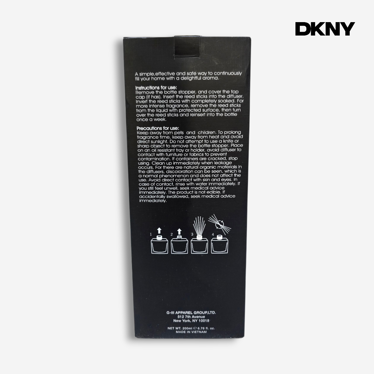 Difusor de fragancia aromatica Cielo sin fin DKNY Enless Sky Accesorios 200 ml