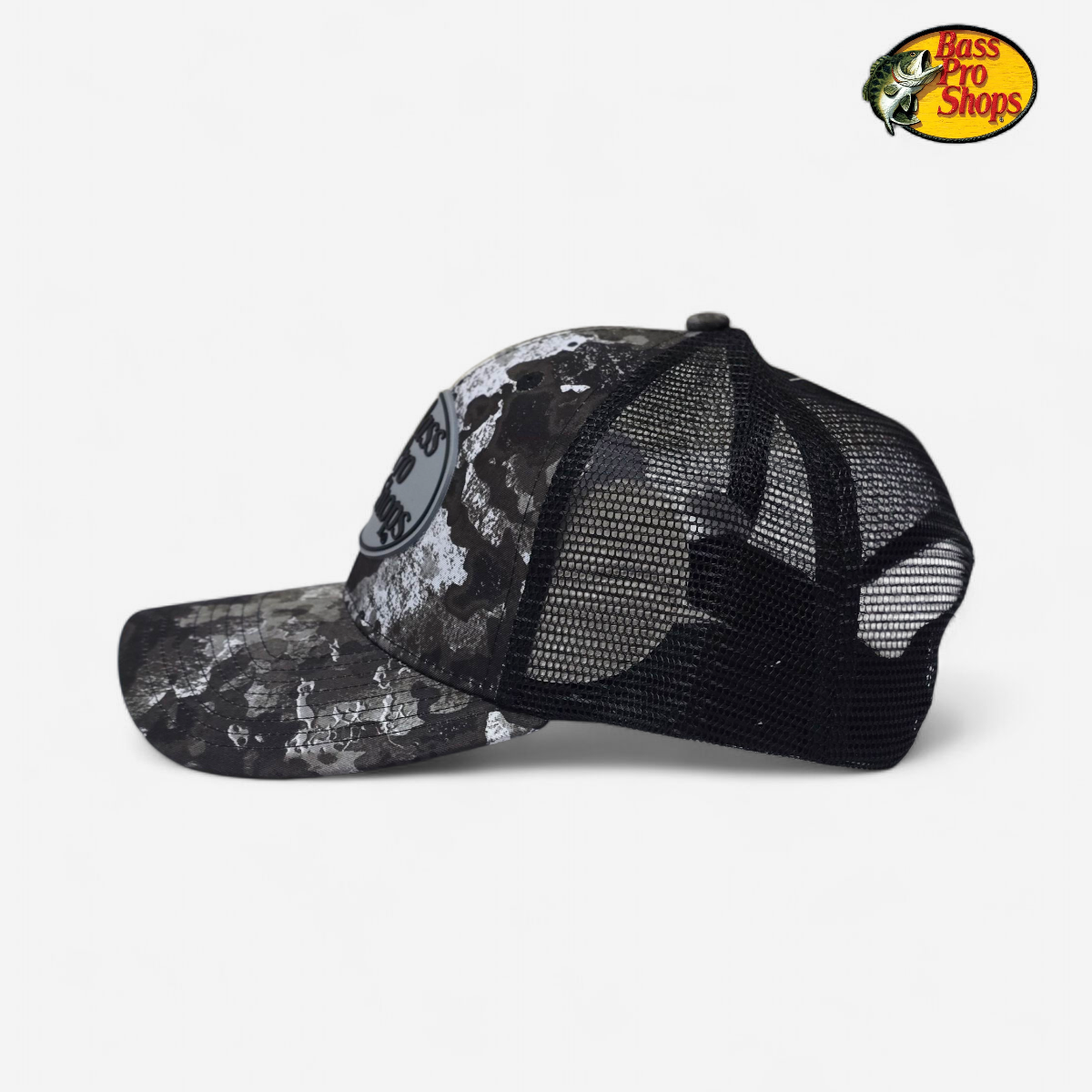 Gorra Trucker Snapback BASS PRO SHOPS Camuflaje Nocturno Talla unica Hombre Snapback 8354