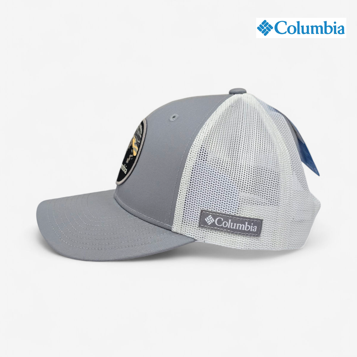 Gorra Trucker Snapback COLUMBIA Gris Blanco Talla unica Hombre Snapback Casual Unisex Spring Grove lll