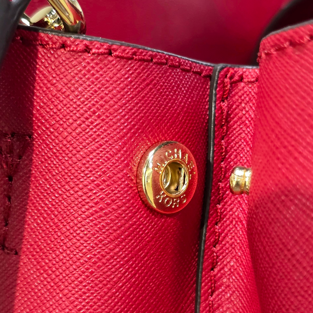 Bolsa de mano Jet Set MEDIANA Michael Kors Roja